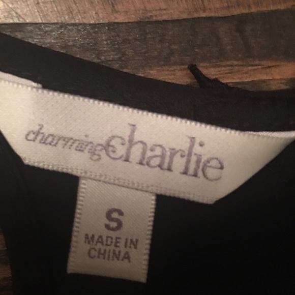 Charming Charlie’s black dress with lace bodice - Picture 5 of 5